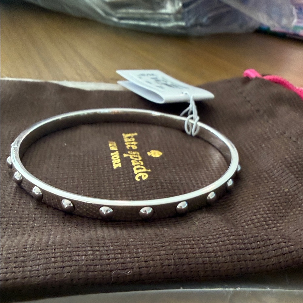 Kate Spade Silver Studded Bracelet